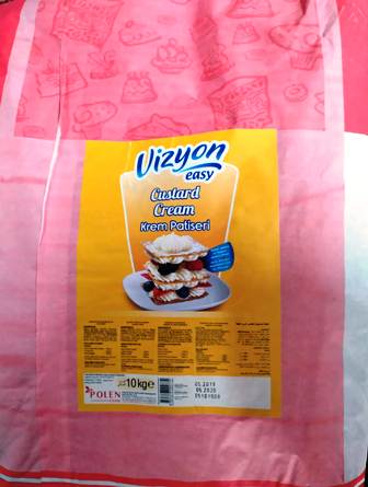 VİZYON EASY-10KG TORBA- CUSTARD TOZ KREM PATİSERİE
