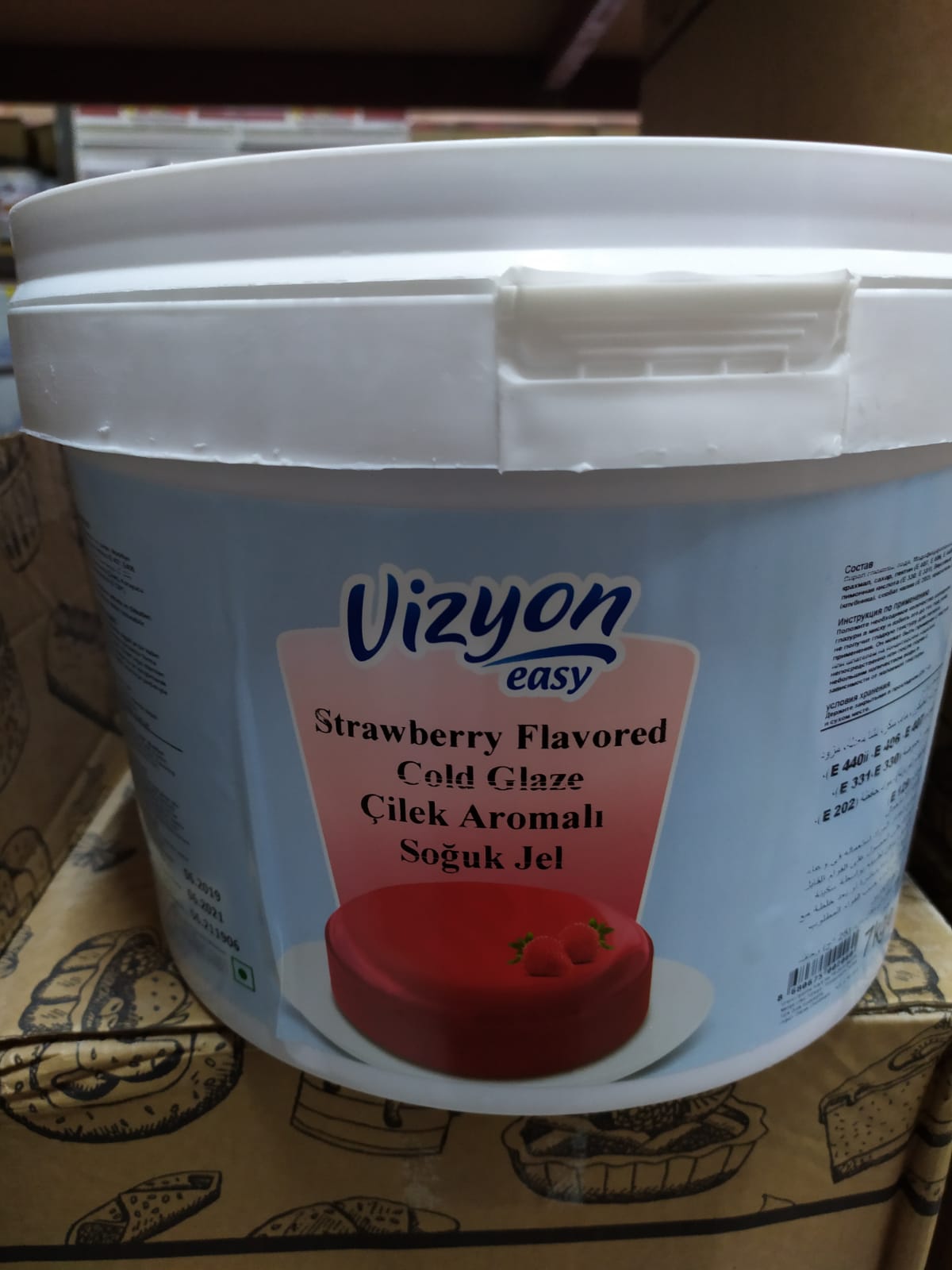 VİZYON EASY SOĞUK JÖLE ÇİLEK   7kg*4ad