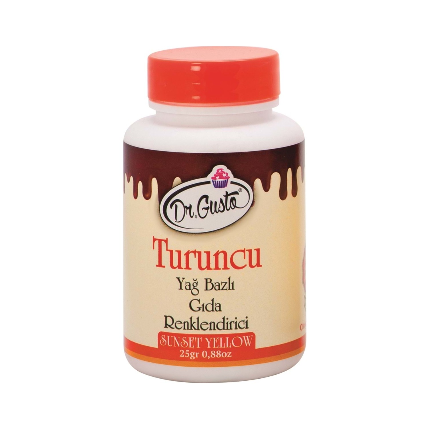 GIDA BOYASI TOZ TURUNCU YAĞ BAZLI GUSTO 25gr