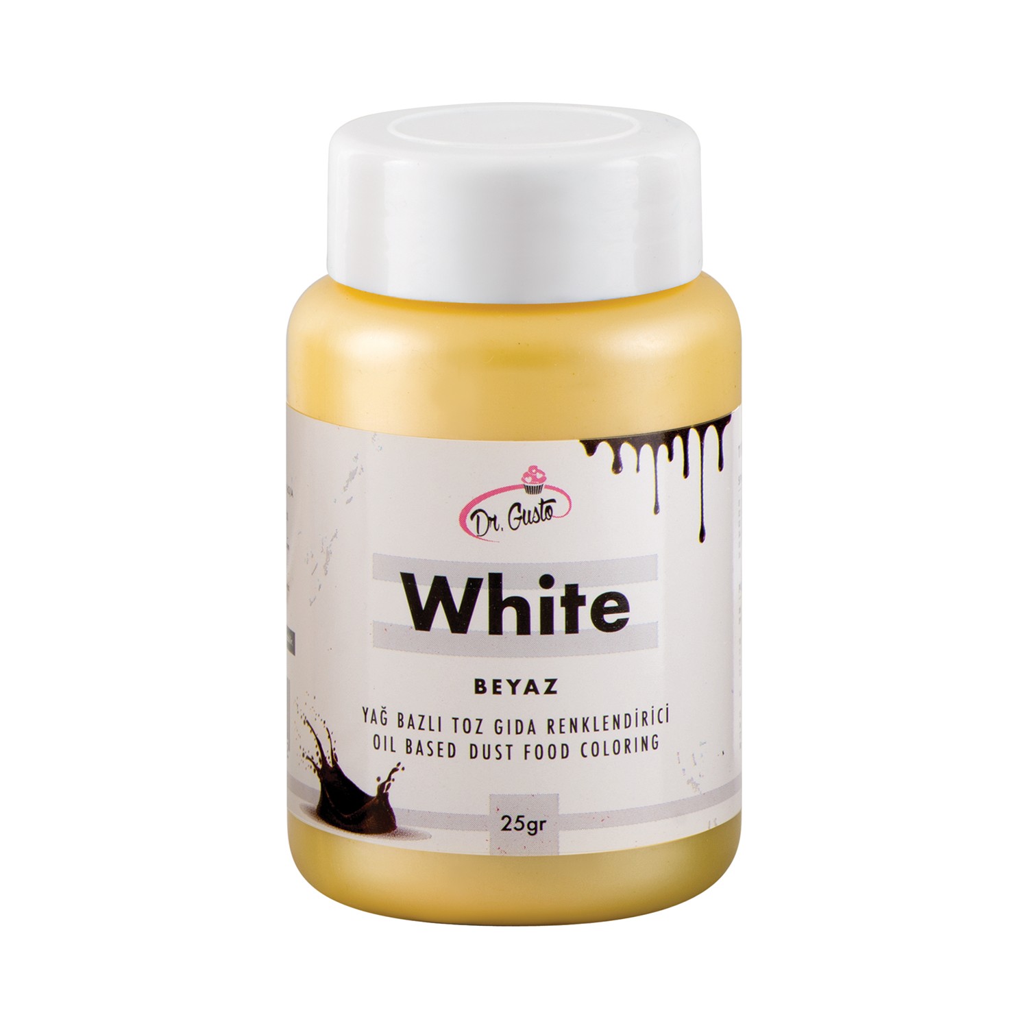 GIDA BOYASI TOZ  BEYAZ YAĞ BAZLI GUSTO 25gr
