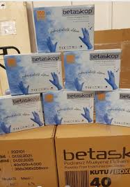 BETASKOP PUDRASIZ ELASTİK ELDİVEN SİYAH100lü*40pk 