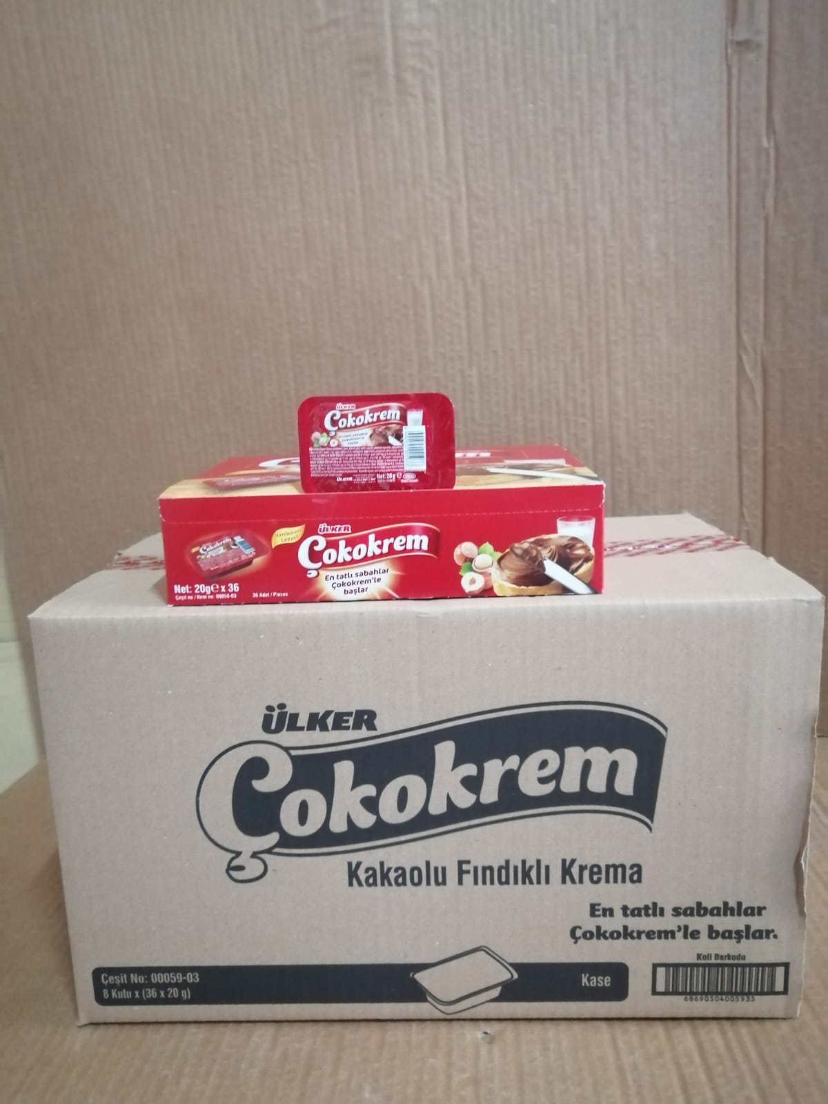 ÜLKER ÇOKOKREM BLİSTER 20Gr  36ad*8pk=288adet